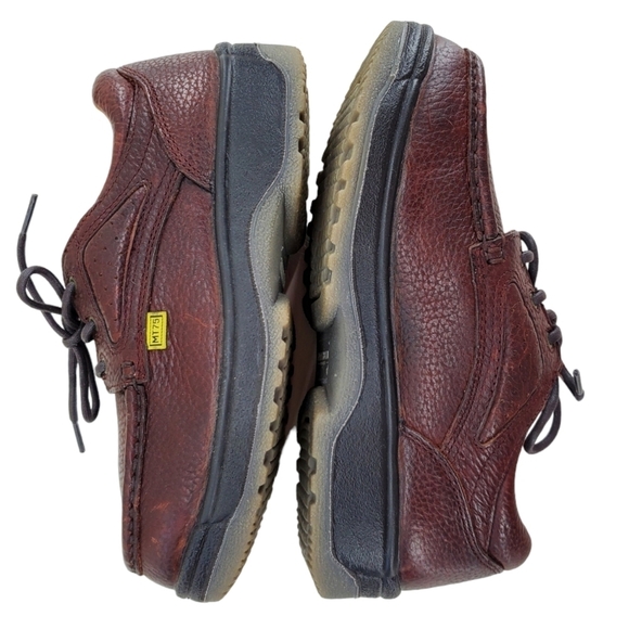 Florsheim Steel Toe Shoes Mens 7 D Womens 9 M Brown Leather Work Safety Oxford - Picture 8 of 16